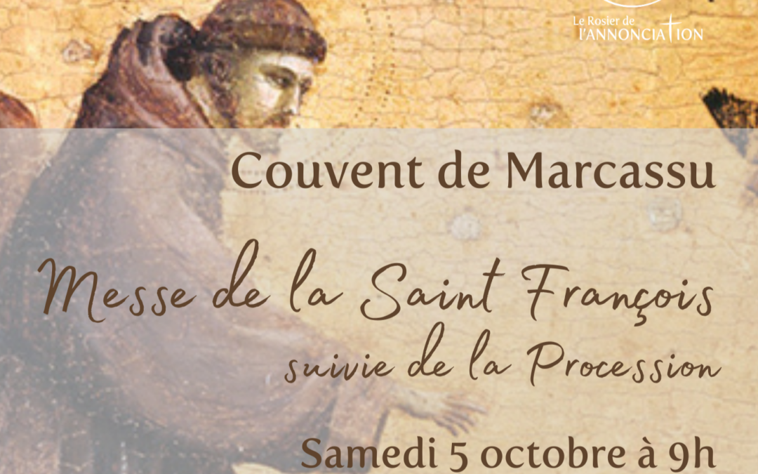 Messe de la Saint François et Procession au couvent de Marcassu