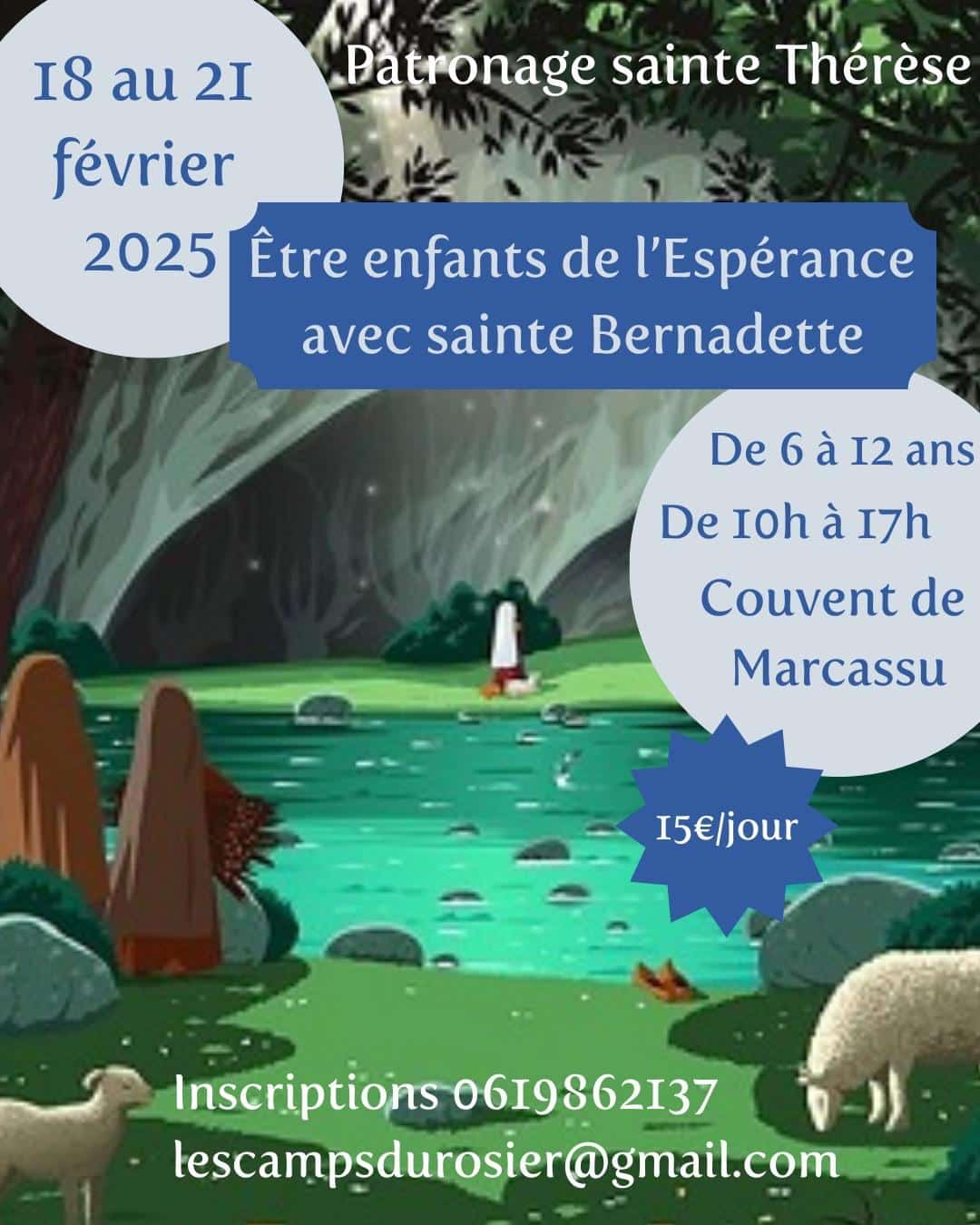 Tract patronage sur Sainte Bernadette